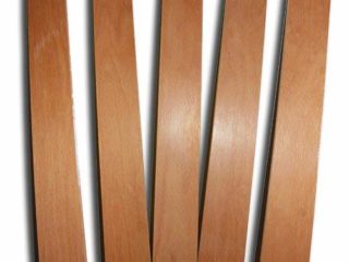 Juego de 6 lamas de cama de ancho estándar 6,8 cm, longitud de 59 a 89 cm a elegir (85 cm)
