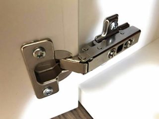 Juego de bisagras aptas para Besta, Fritids, Stuva (Ikea) con 2 bisagras y 8 tornillos