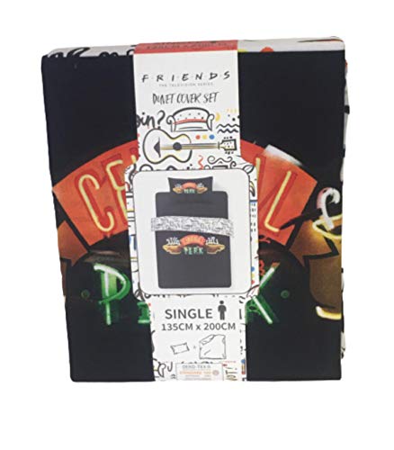 Juego de funda de edredón reversible con fundas de almohada de Primark Friends Central Perk, tamaño individual y doble, suelto
