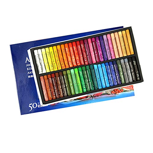 Juego de pasteles al óleo para manualidades, colores surtidos para dibujar, pasteles al óleo para niños, estudiantes, actividades de interior en casa, suministros de escuela de arte