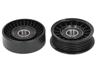 Juego de Polea Tensora de Correa de Transmisión, Polea Tensora de Coche de bajo Ruido Resistente a los Golpes 2 Piezas para Reemplazo Automático para Fairlane AU Ba BF NF NL 1995‑2007