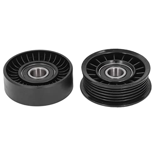 Juego de Polea Tensora de Correa de Transmisión, Polea Tensora de Coche de bajo Ruido Resistente a los Golpes 2 Piezas para Reemplazo Automático para Fairlane AU Ba BF NF NL 1995‑2007