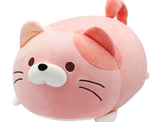 Juguete de peluche para gatos, muñecas, gatito, almohada de peluche suave para niños, cojín cómodo, cojín de peluche para gatos, muñecos de animales Kawaii para regalo de 19,6 pulgadas