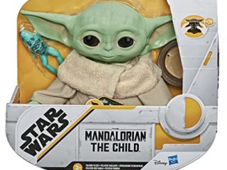 Juguete de Peluche Que Habla de El Niño de Star Wars con Sonidos del Personaje y Accesorios, Juguete de The Mandalorian para niños a Partir de 3 años