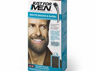 Just For Men Tinte Colorante En Gel Para Barba Y Bigote - Castaño Oscuro (Formula Mejorada). M-35