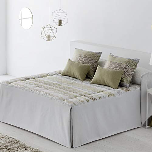 JVR Tejidos Colcha edredón Anya - Cama 135 cm - Color Rosa