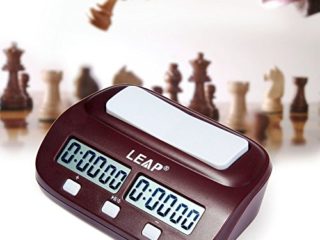 JZK Reloj de ajedrez Temporizador Profesional de ajedrez para hogar y Todo Tipo de Juegos competitivos