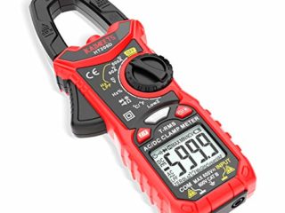 KAIWEETS 206D Digital Pinza Amperimétrica Profesional para medir 600A CA/CC Corriente y Tensión con 6000 Cuentas, Valor Real, Autorango, NCV, Pinza Amperímetro de Capacitancia, Resistencia, Bateria