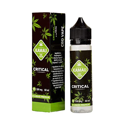 Kamau E-liquido de Extracción con Cbd para Vaper con Terpenos Naturales de Citrical Efecto Terapéutico | 99,8% de Pureza de Cbd sin Nicotina - 60 ml para Recarga de Cigarrillo Electronico