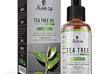 Kanzy Aceite Arbol del Te 60ml Natural Tea Tree Oil Perfecto Tratamiento para Cara, Cuerpo, Piel y Cabello Aceite Esencial Arbol te Bio