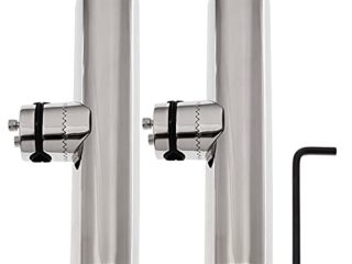 KAOLALI Soporte de Caña de Pescar para Barcos Yates, Portacañas de Pesca de Acero Inoxidable 360 Grados Ajustable Adecuada para rieles de 7/8 ''a 1''(2PCS)