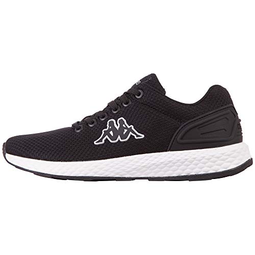 Kappa TRUSTAL Unisex, Zapatillas para Correr de Carretera Adulto, 1110 Black White, 41 EU