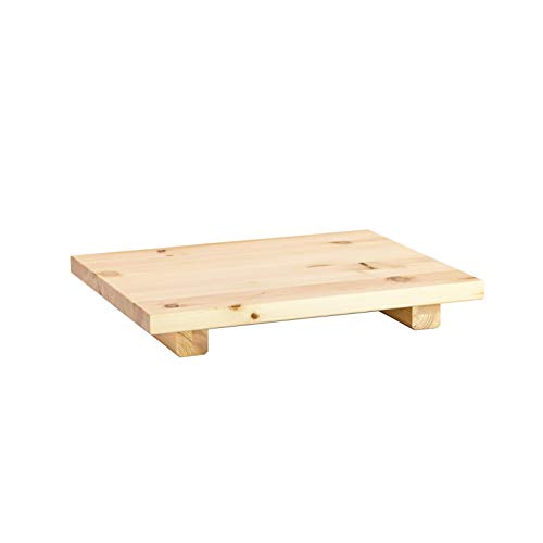 KARUP DESIGN Mesita de Noche Estilo escandinavo y japonés, Mesa Auxiliar de Madera Natural para Cama Dock | Pino, Certificado FSC Mix, Maciza certificación, 5x34x45 cm (Paquete de 1)