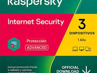 Kaspersky Internet Security 2022 | 3 Dispositivos | 1 Año | PC / Mac / Android | Código de activación enviado por email