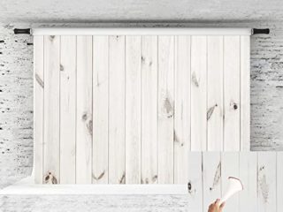 Kate 2,2x1,5m Fotografía Telón de Fondo Tablero de Madera Fondo de Madera de la Planta de Madera Telones de Fondo Textura Blanca Fondo de la fotografía