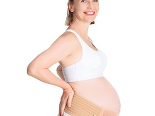 KeaBabies Banda De Maternidad para El Embarazo - Cinturón De Soporte para Embarazo Suave & Transpirable - Bandas De Soporte Pélvico