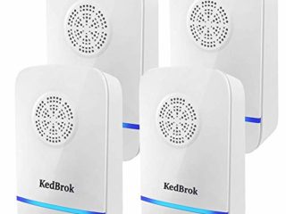 KedBrok Repelente Mosquitos 4 Pack Repelente Ultrasónico de Plagas, 2022 Nuevo Actualizado por Ratones para Mosquitos, Insectos, Ratones, Ratas, Arañas, Cucarachas, Pulgas, Hormigas