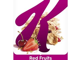 Kellogg's Special K Frutos Rojos - Cereales de arroz, trigo integral y cebada mezclados con cereza y fresa - Paquete 300 g