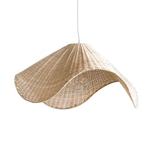 Kenay Home Else Lámpara de Techo Decorativa, Color Natural, 60x60x28cm (WxDxH)