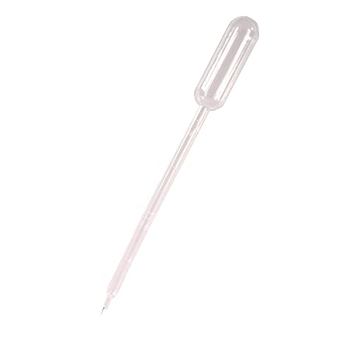 KENZIUM - Pack 20 x Pipetas Pasteur | Graduadas | Capacidad 5 ml | Longitud 150 mm | Polietileno (PE) | Graduadas | Ideal para Laboratorio y Educación | Aceites Esenciales