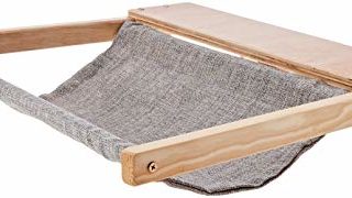 Kerbl Tofana - Hamaca de Pared, 45 x 40 x 1,5 cm. Color Gris