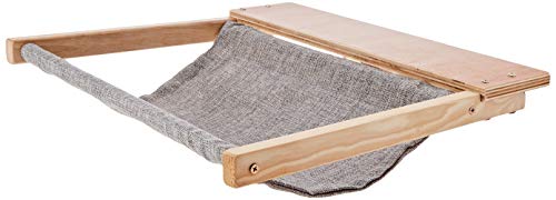 Kerbl Tofana - Hamaca de Pared, 45 x 40 x 1,5 cm. Color Gris
