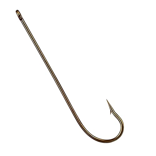 kerryshop Ganchos de Pesca 50 PCS/Lote High DE Carbono Alto GRANDO Largo DE CARBÓN Pesca Especial X Long Shank - Especial Bend-invertido Gancho de Pesca (Color : 1)