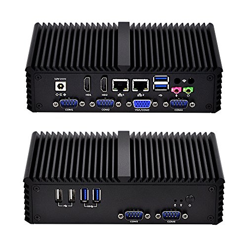 Kettop PC de oficina Mi4500C5 Intel Core I7-4500U, 1.8GHz (hasta 3Ghz) (8Gb Ddr3 Ram 128Gb Ssd) Aes-Ni 2 Ethernet Lan,Mini ordenador empresarial de alto rendimiento
