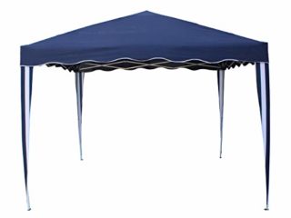 KG KITGARDEN - Carpa Plegable 3x3 Multifuncional, Azul/Blanco, Deluxe AZ