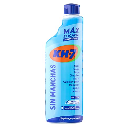 KH-7 Sin Manchas, Máxima Eficacia, Elimina sin esfuerzo las manchas más difíciles, Sin lejía - Recambio 750ml