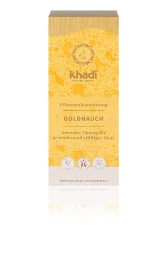 Khadi - Tinte Herbal, Rubio Toque Dorado, 100 g