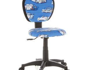 KIDDY Top - Silla giratoria para niños Tejido Medio Motivo Cars Tejido Buerostuhl24 sin