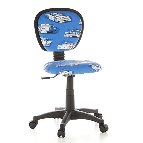 KIDDY Top - Silla giratoria para niños Tejido Medio Motivo Cars Tejido Buerostuhl24 sin
