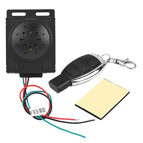 KIMISS Sistema de alarma antirrobo universal para motocicleta con mando a distancia 9-16 V Sistema de alarma Kit anti-hijacking