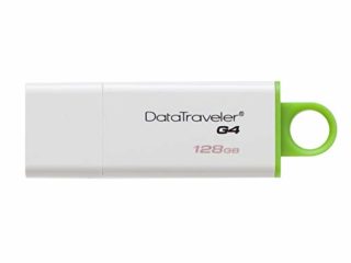 Kingston DataTraveler G4 DTIG4/128 GB - Memoria USB, 128 GB, Verde/Blanco