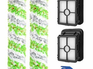 Kit de cepillo y filtro para mascotas Bissell CrossWave Pet Pro 2306 1785, 2 cepillos para mascotas, 2 filtros, 1 cepillo de limpieza