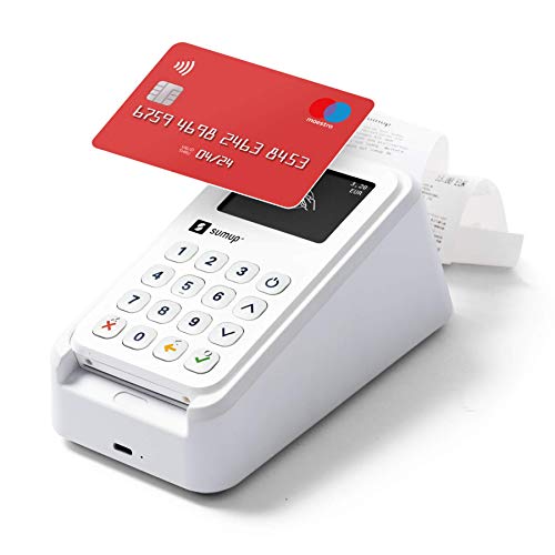 Kit de Pago móvil SumUp 3G - Lector de tarjetas SumUp 3G con Wi-Fi e Impresora de Recibos incluida Base de Carga