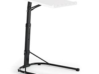 KITHOME Mesa auxiliar plegable para portátil, altura e inclinación ajustables en tres posiciones, totalmente plegable, color blanco, tamaño: 43 x 43 x 63/68/73 cm