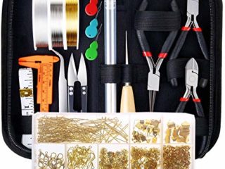 Kits de joyería, que incluyen herramientas de joyería, líneas de joyería y accesorios de joyería, herramientas para principiantes de bricolaje para hacer joyas y reparación de joyas