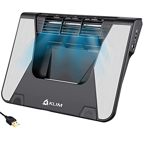 KLIM Airflow + Base de refrigeración para portátil + Turbina de Flujo Cruzado para Mayor Rendimiento + Materiales de Calidad, 5 años de garantía + 10-17"