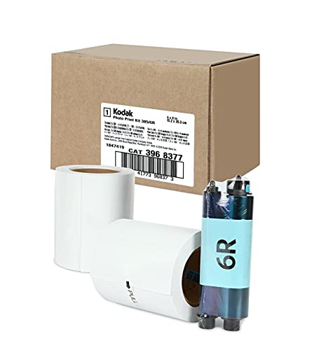 Kodak 305/6R Kiosk 640 - Kit de papel fotográfica para impresora