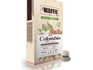 Koffie Cup Colombia 40 Cápsulas compostables de café compatibles con máquinas Nespresso® original line. Receta Colombia. Total 40 cápsulas (4x10cáps)