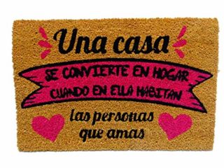 Koko DOORMATS Felpudo Entrada casa Originales y Divertidos, Felpudo Exterior Las Personas Que amas | Felpudo Original para Entrada casa Puerta, terraza o jardín | Fibra de Coco y PVC | 40x60x1.5 cm
