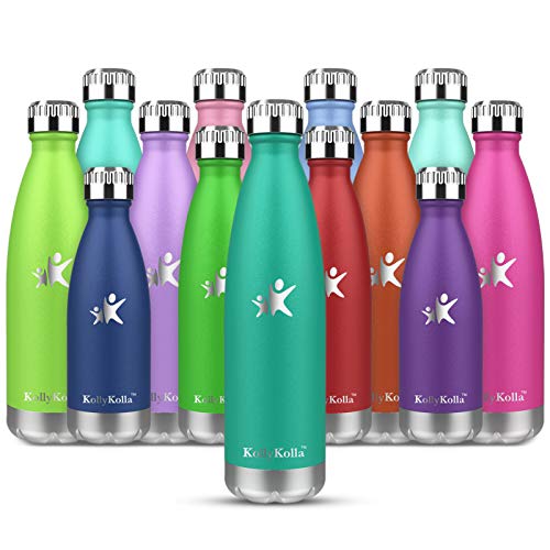 KollyKolla Botella Agua Acero Inoxidable 750ml, Botella Deporte sin BPA, Botella Termica Grande - Mantener 12H Caliente/24 Frío, Termo Cafe al Vacío, Cantimplora Gimnasio, Garrafa Agua, Gym