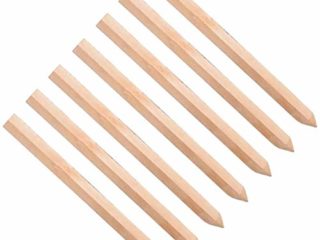 Konrado-Garden - Juego de 20 estacas de madera tratada, postes de 300 mm con forma de estaca