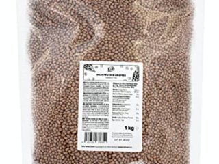 KoRo - Bolitas proteicas de soja con cacao 1 kg - Ingrediente crujiente para tus cereales rico en proteínas