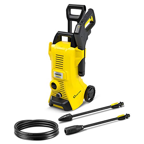 Kärcher Hidrolimpiadora de alta presión K 3 Power Control, inteligente soporte con la App, efectivo contra la suciedad diaria, 120 bar, 1.600W, 380L/h, Color Amarillo