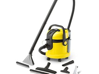 Kärcher SE 4002 Lava-aspiradora con Cable, 1400 W, 4 litros, 73 Decibelios, Negro-Amarillo