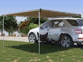 Kstyhome Toldo para autocaravanas y caravanas, Toldo Caravana, Toldos De Furgonetas, Toldo Camper, Toldo Enrollable Furgoneta, Camperizar Furgoneta Accesorios, 3x3x2,15 m Beige