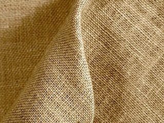 Kt KILOtela - Tela de Arpillera, Saco, Yute, Manualidades, Costura, Decoración, Retal de 50 cm Largo x 147 cm Ancho, Color Natural, Marrón ─ 0,5 Metro